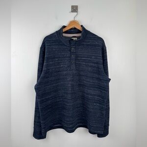 Relwen Men 1/4 Quarter Button Pullover Size XL